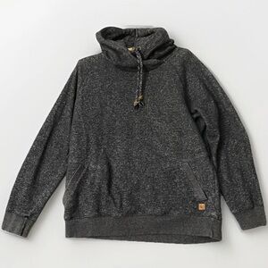 Ten Trees Hoodie XL Heather Grey Sweatshirt Organic Cotton Blend Sustainable